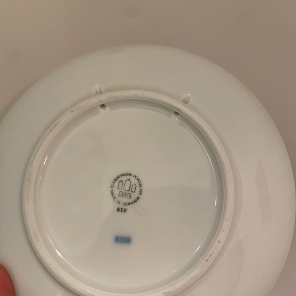 Plate, Haderslev Old Church, drawing in blue, Bing & Grondahl - Picture 2 of 2